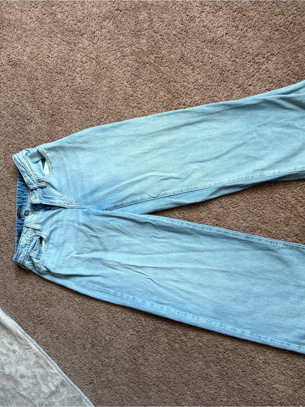 wild fable Light Blue Denim Jeans with Green Label